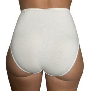 Full coverage cotton & lace panties