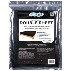 Eroticgel Double Waterproof Fitted Sheet